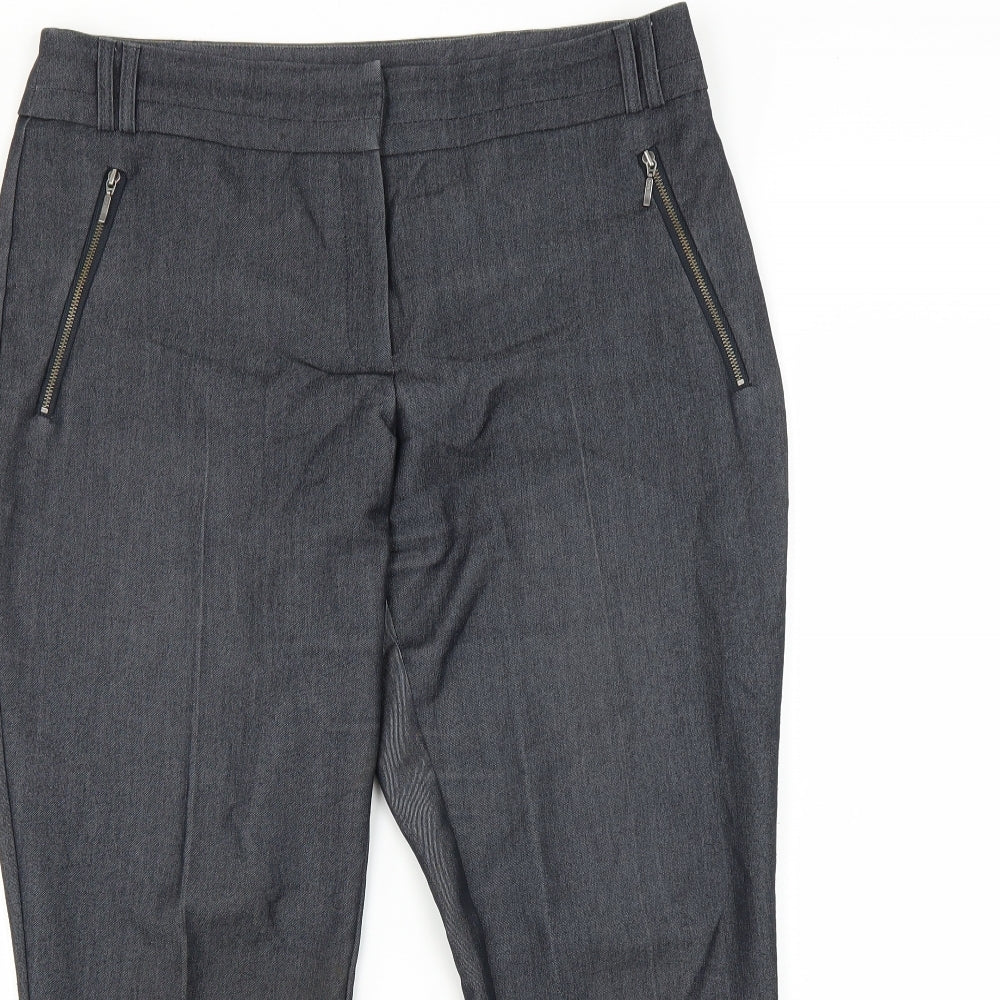 F&F Womens Grey   Trousers  Size 12 L26 in