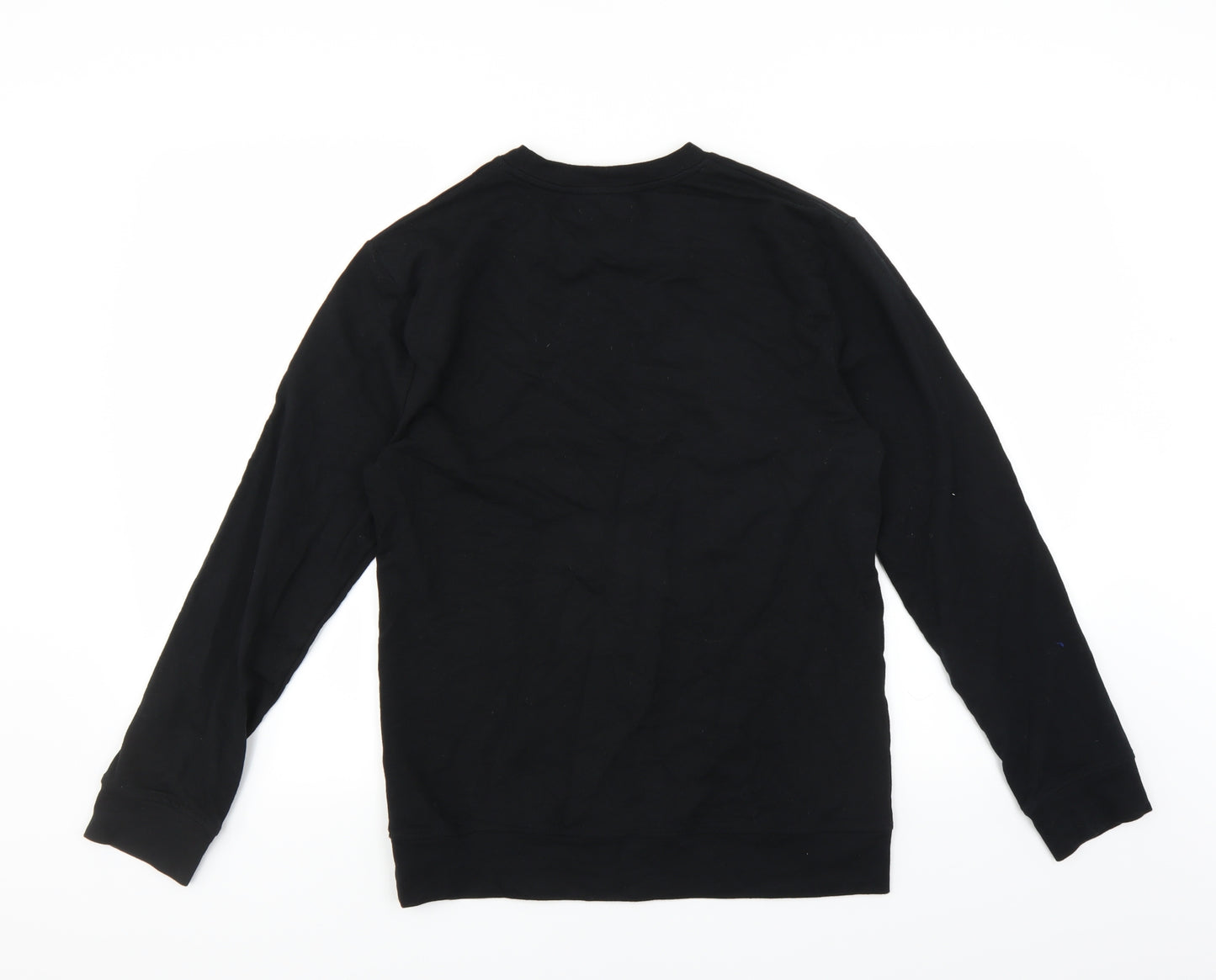 Topman Mens Black   Pullover Sweatshirt Size M