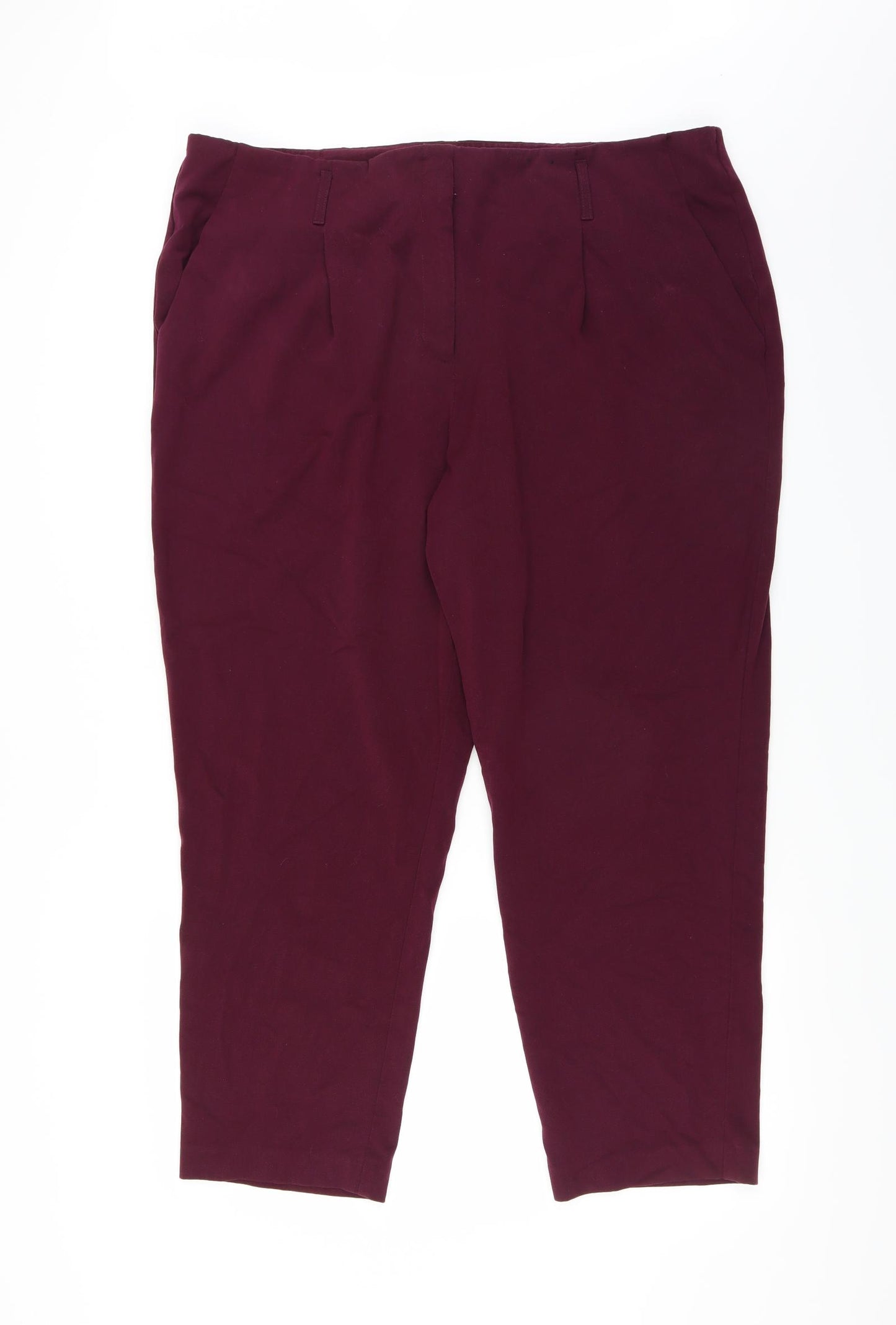 F&F Womens Purple   Trousers  Size 22 L25 in