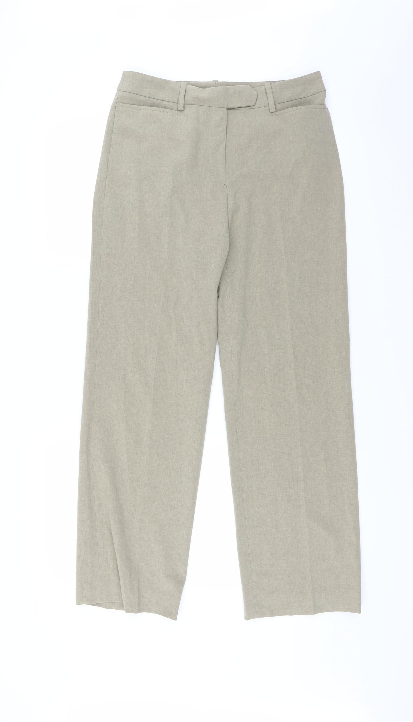 Marks and Spencer Womens Beige   Trousers  Size 10 L29 in