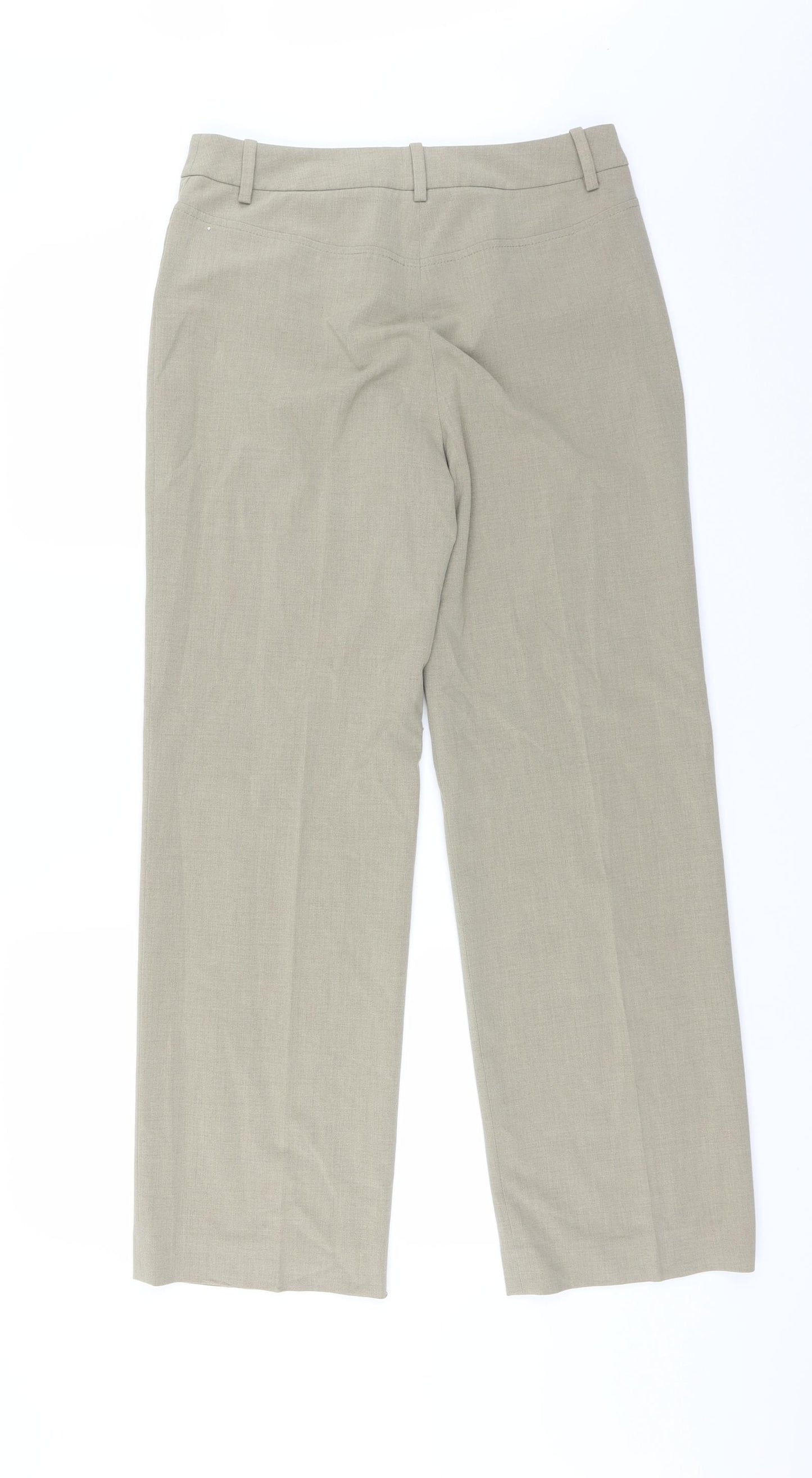 Marks and Spencer Womens Beige   Trousers  Size 10 L29 in