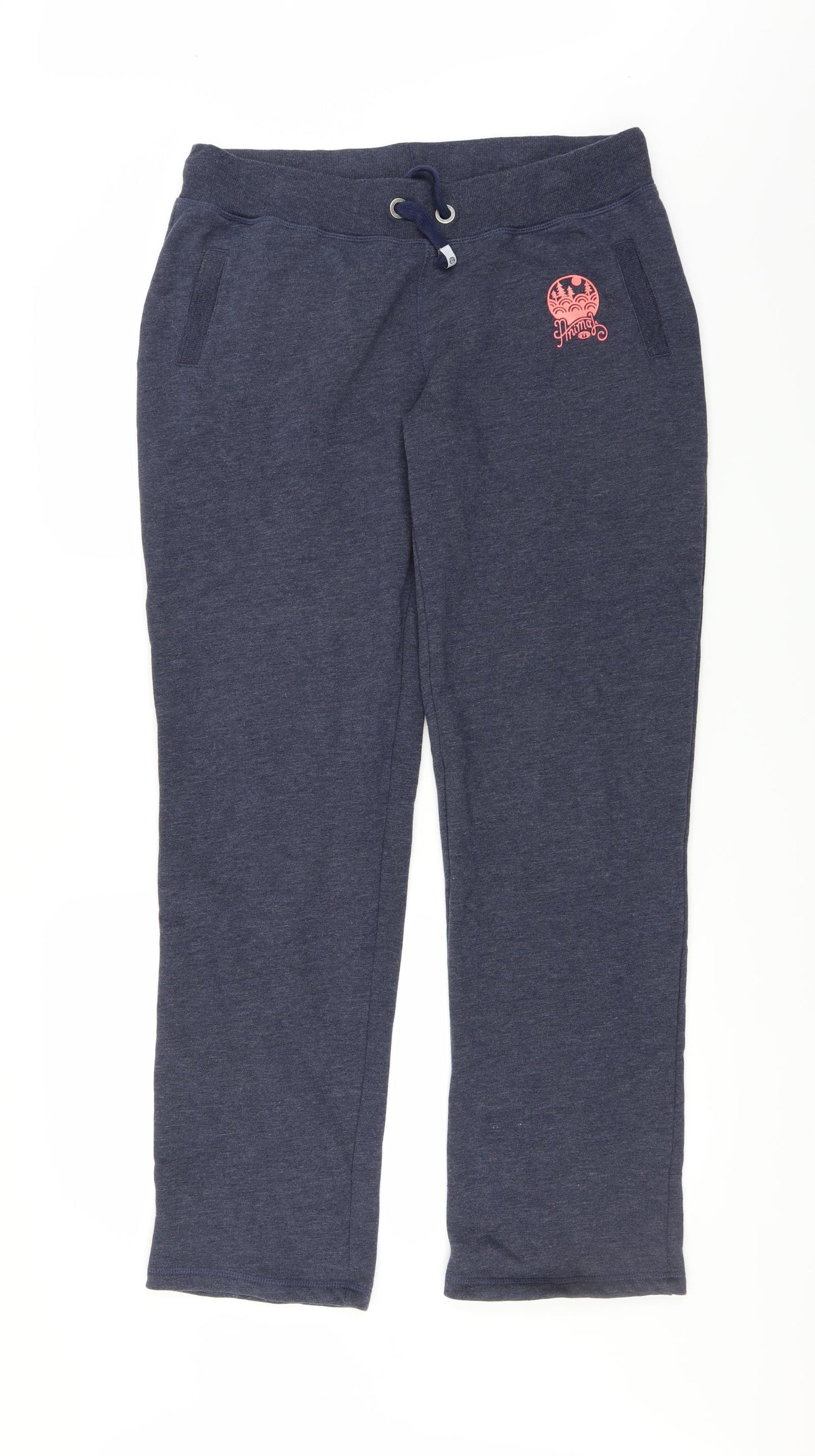 Animal Womens Blue   Jogger Trousers Size 14 L31 in