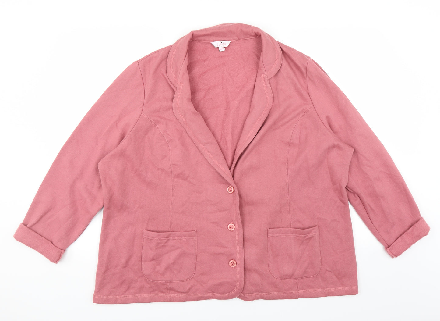 Julipa Womens Pink   Cardigan Jumper Size 24