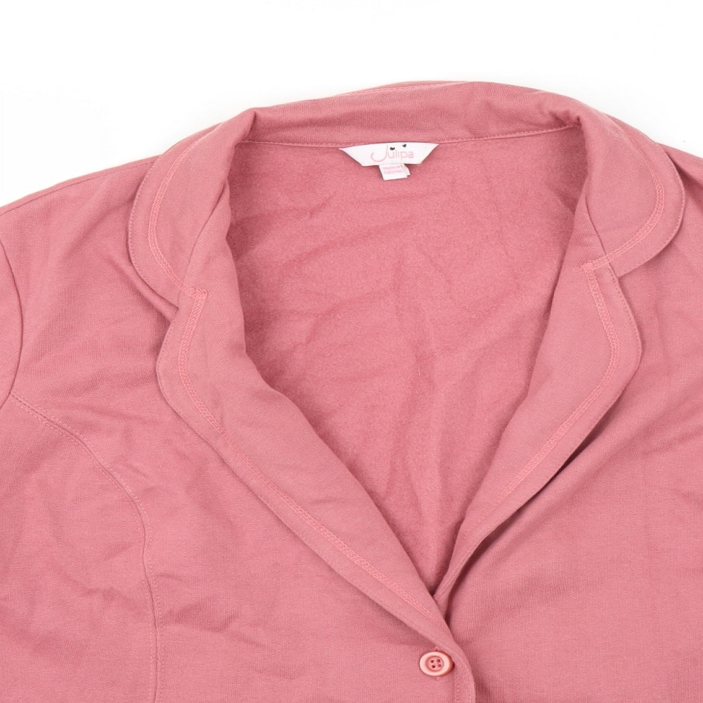 Julipa Womens Pink   Cardigan Jumper Size 24