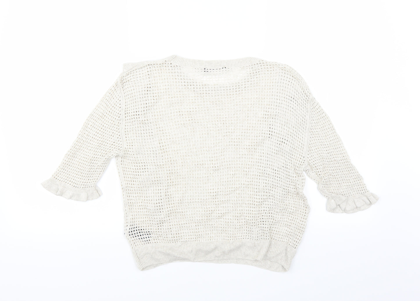 Marks and Spencer Womens Beige   Pullover Jumper Size 10