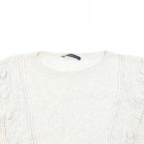 Marks and Spencer Womens Beige   Pullover Jumper Size 10