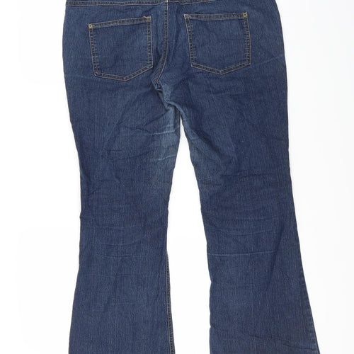Dorothy Perkins Womens Blue   Bootcut Jeans Size 14 L29 in