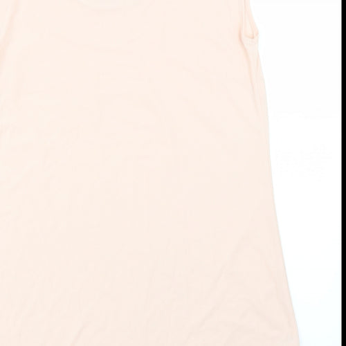 Preworn Womens Pink   Basic Blouse Size M  - Asymmetric Hem