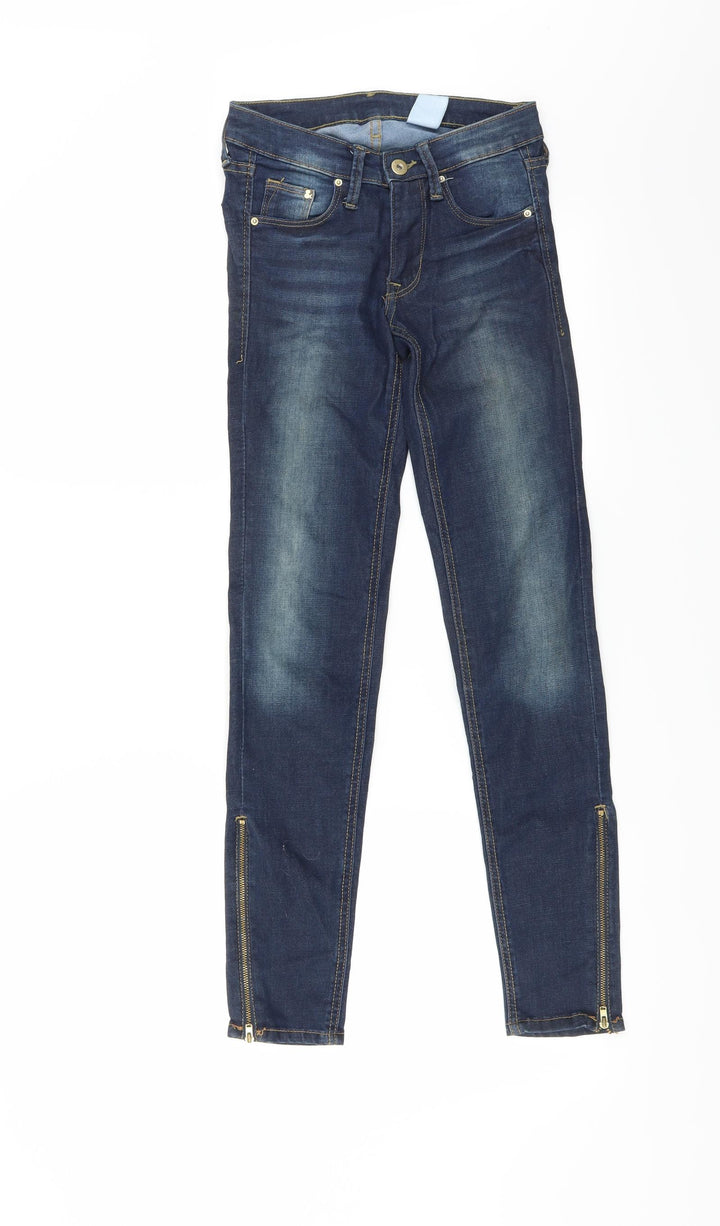H&M Womens Blue   Skinny Jeans Size 26 in L28 in