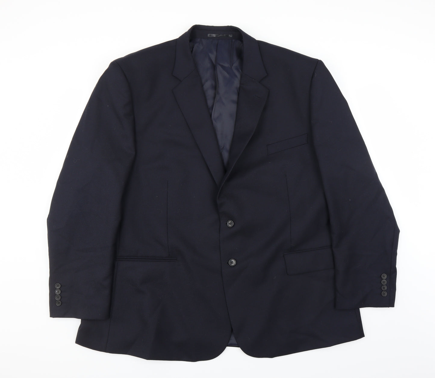 Slaters Mens Blue   Jacket Suit Jacket Size 54
