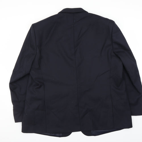 Slaters Mens Blue   Jacket Suit Jacket Size 54