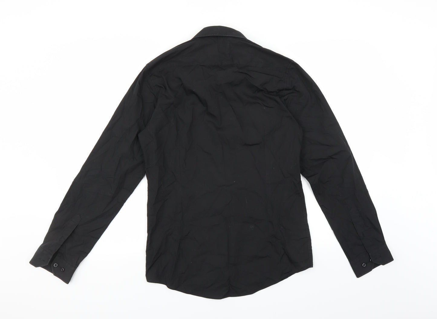 Burton Mens Black    Dress Shirt Size 14.5