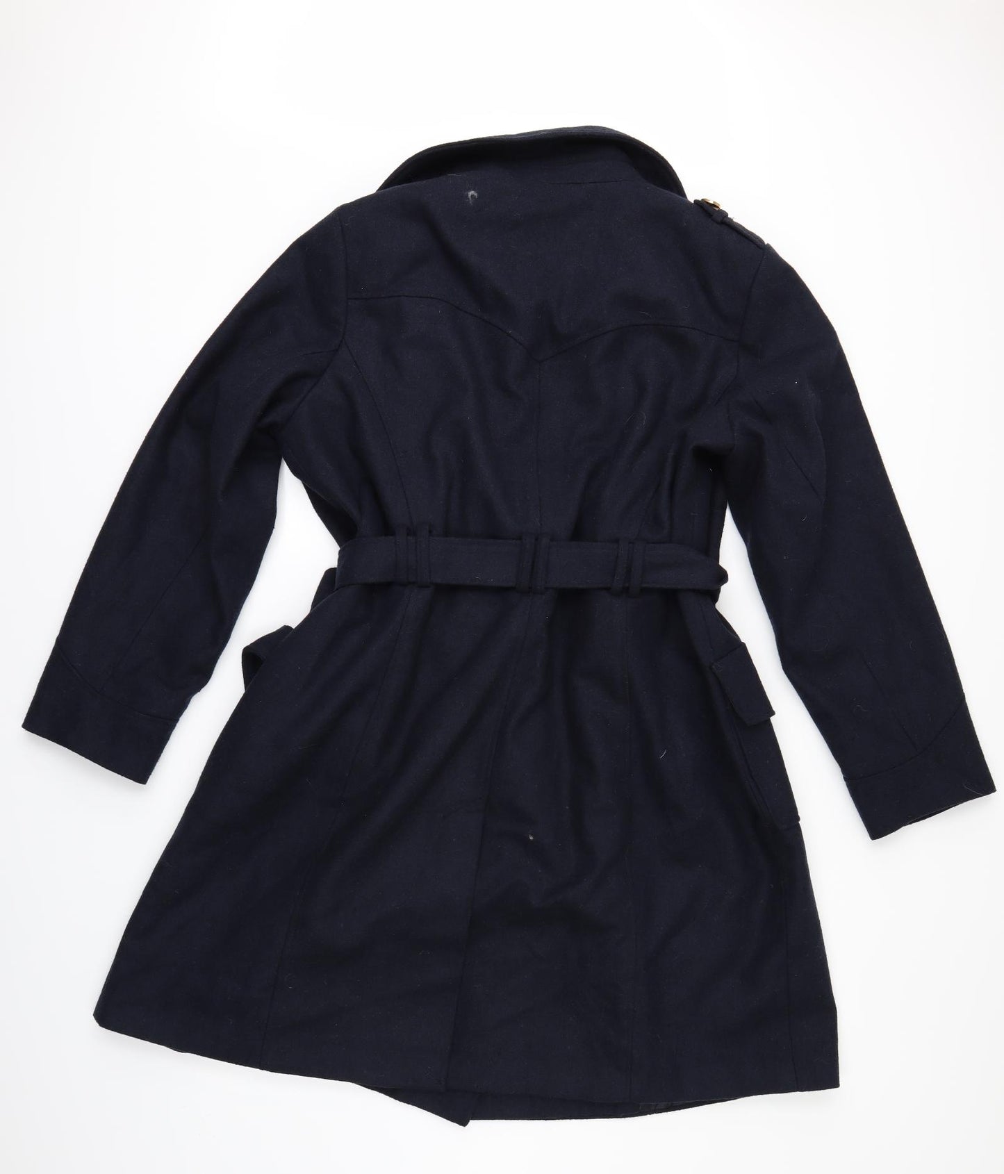 George Womens Blue   Overcoat Cape Size 22