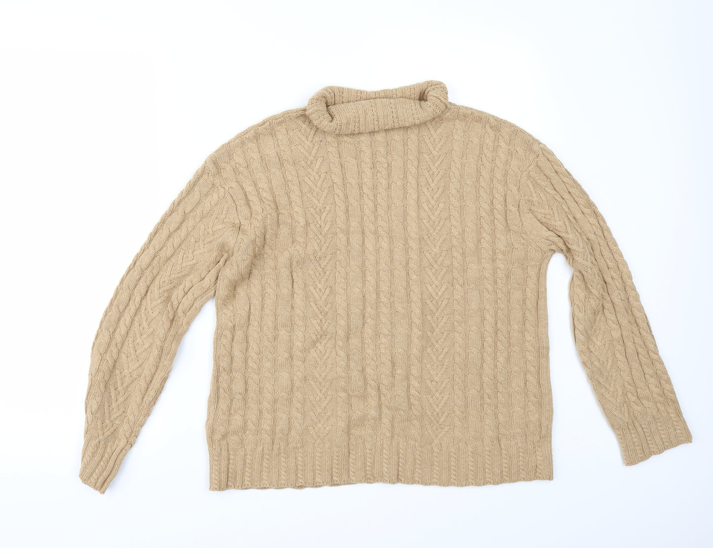 Marks and Spencer Womens Beige   Pullover Jumper Size S