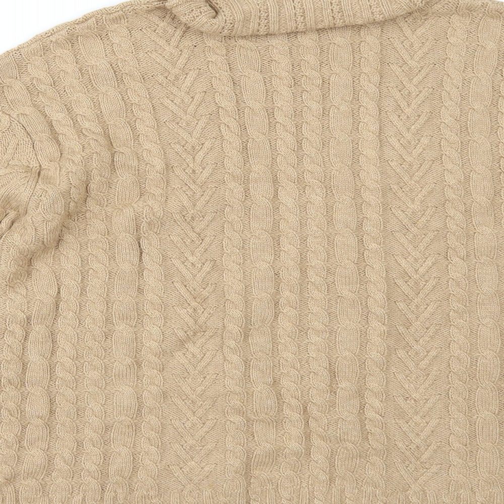 Marks and Spencer Womens Beige   Pullover Jumper Size S