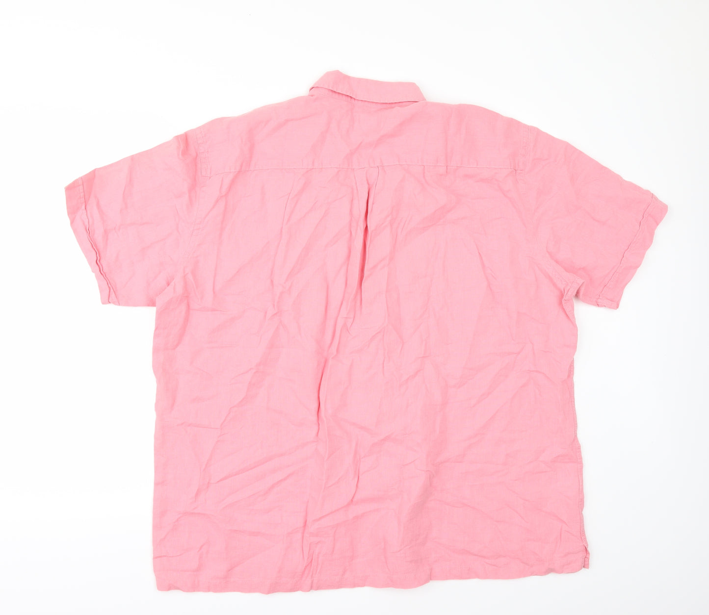 Marks and Spencer Mens Red    Button-Up Size XL