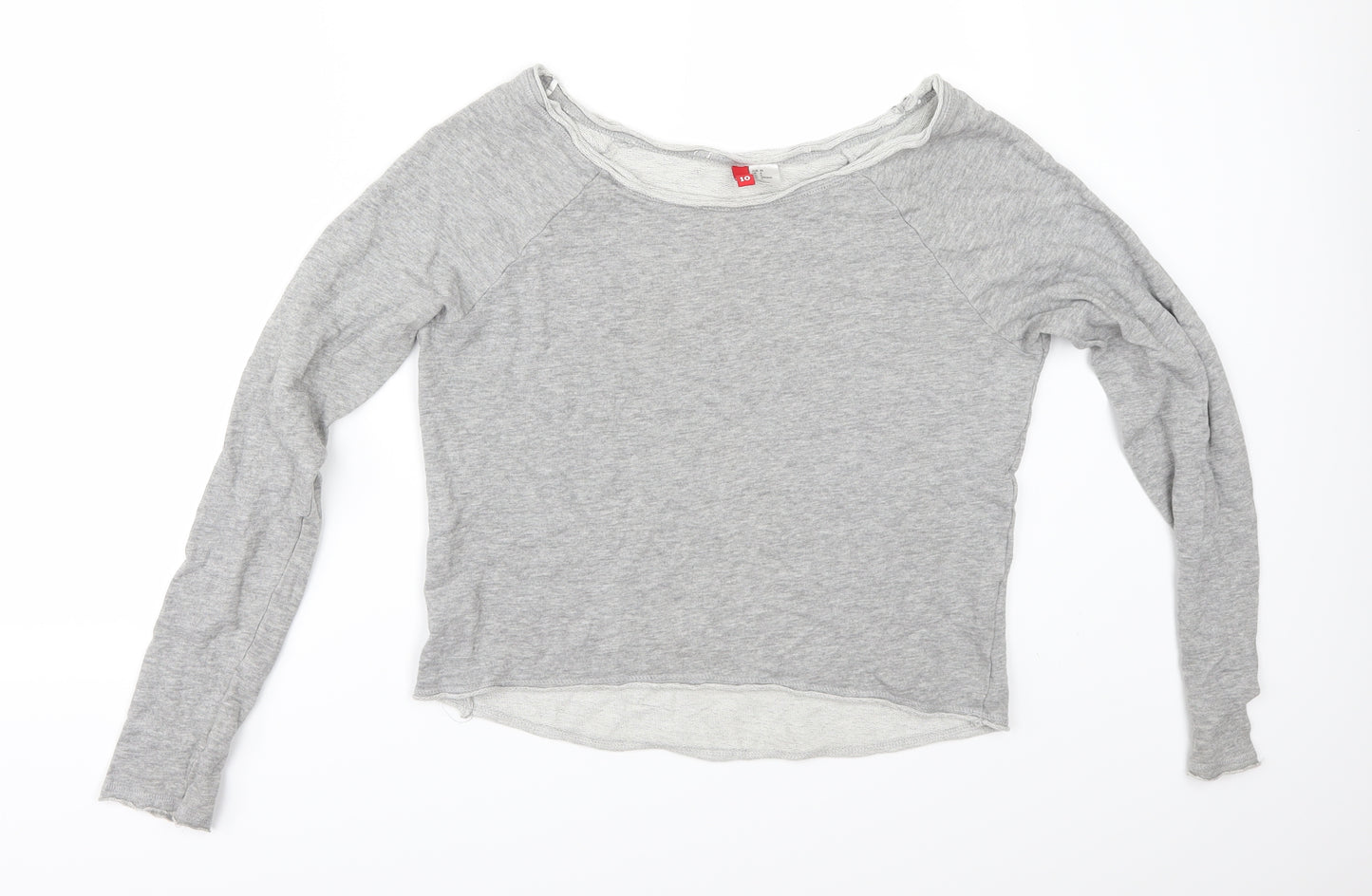 Divided by H&M Womens Grey   Basic T-Shirt Size 10