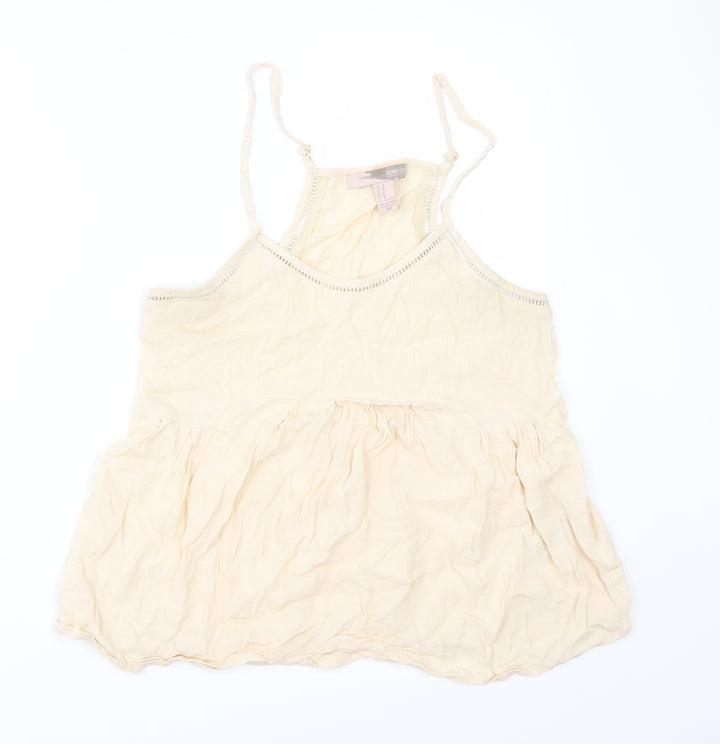 FOREVER 21 Womens Beige   Camisole Blouse Size M