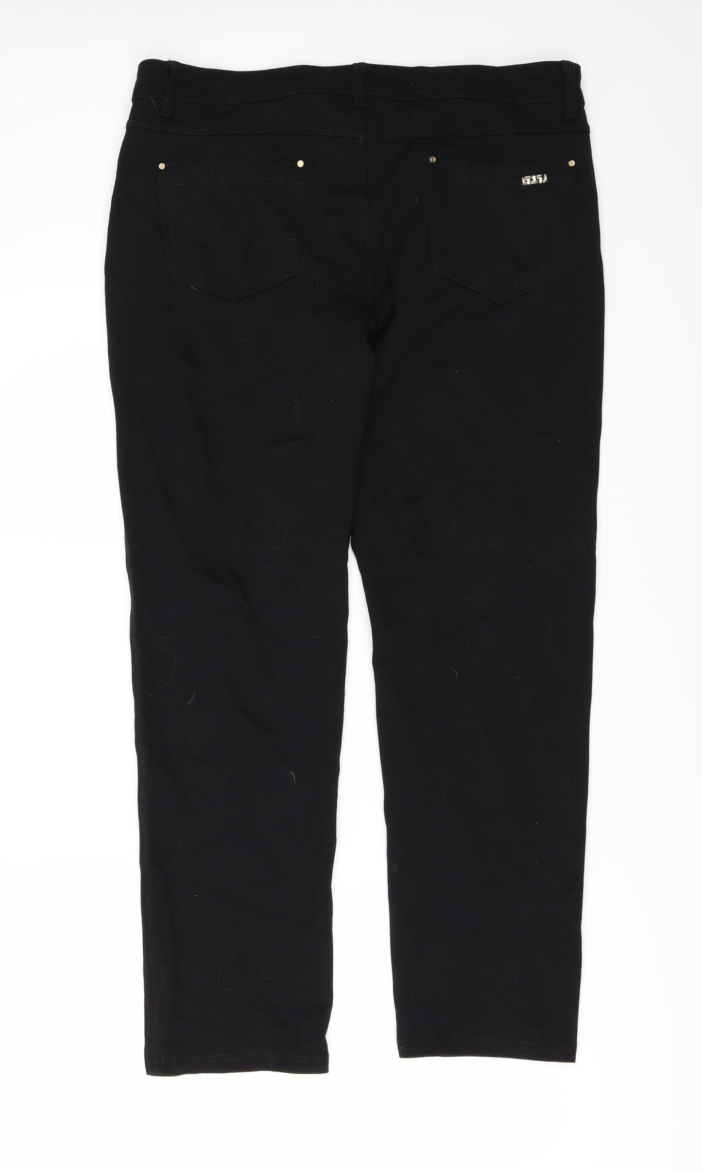 H&L Womens Black   Trousers  Size 38 in L28 in
