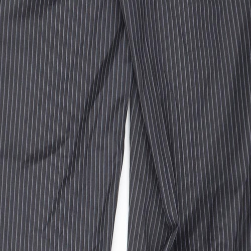 Butler & Webb Mens Grey Striped  Trousers  Size 32 L31 in