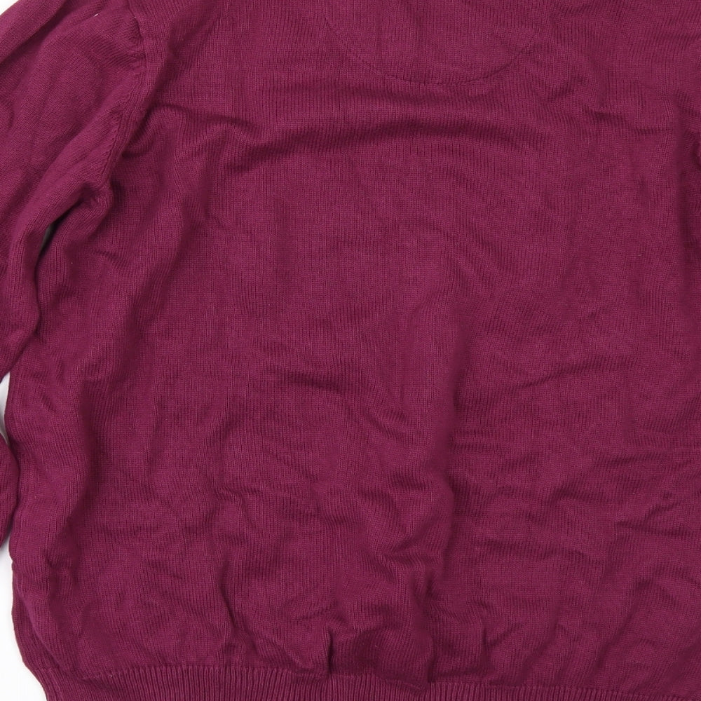 Marks and Spencer Mens Red   Pullover Jumper Size M