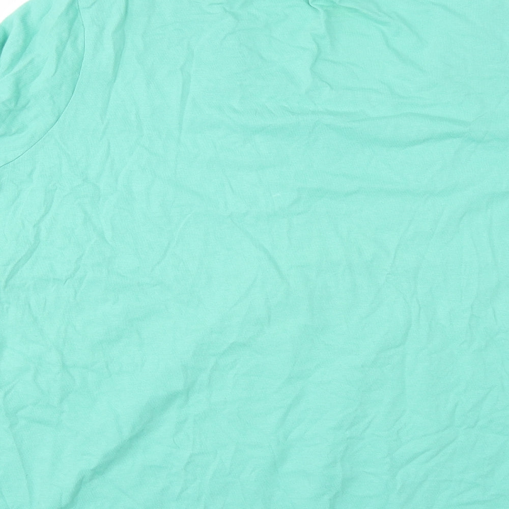 Casual Womens Green   Basic T-Shirt Size 32