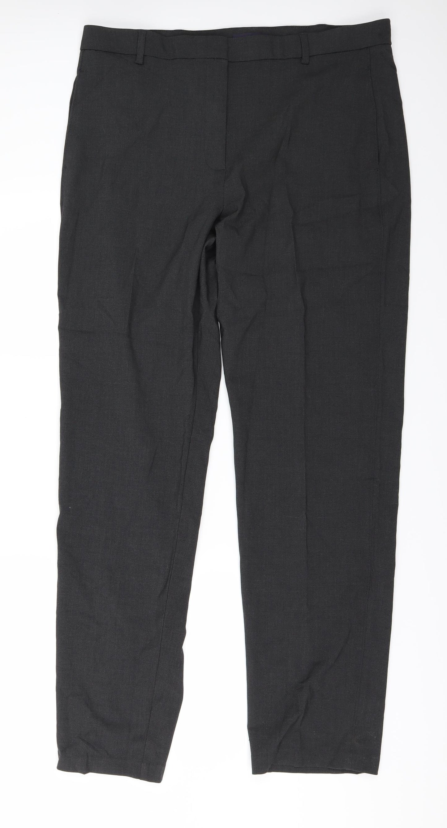 Marks and Spencer Womens Grey   Trousers  Size 16 L33 in