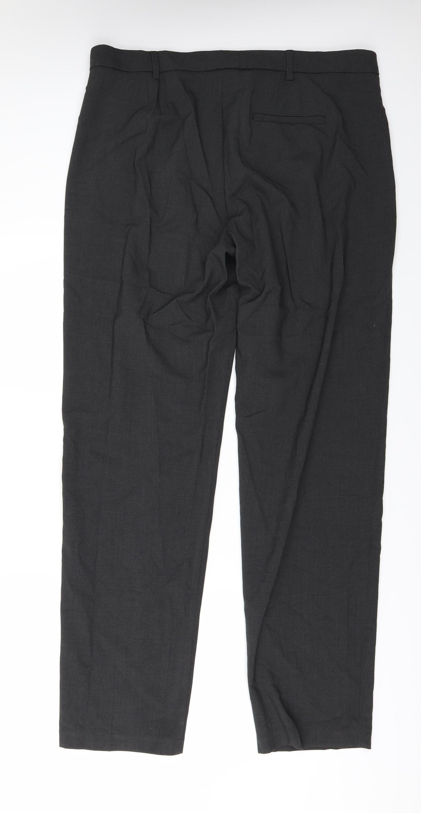 Marks and Spencer Womens Grey   Trousers  Size 16 L33 in