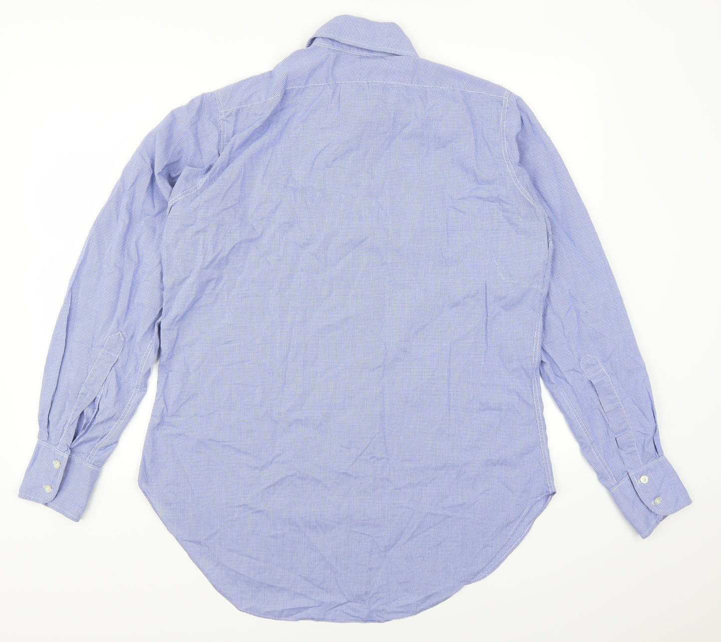 Harry & Hudson Womens Blue Check  Basic Button-Up Size 16