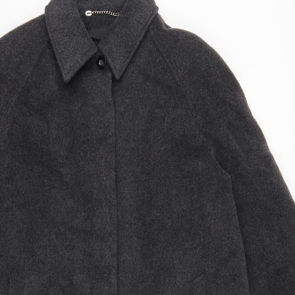 Berkertex Womens Grey   Trench Coat Coat Size 18