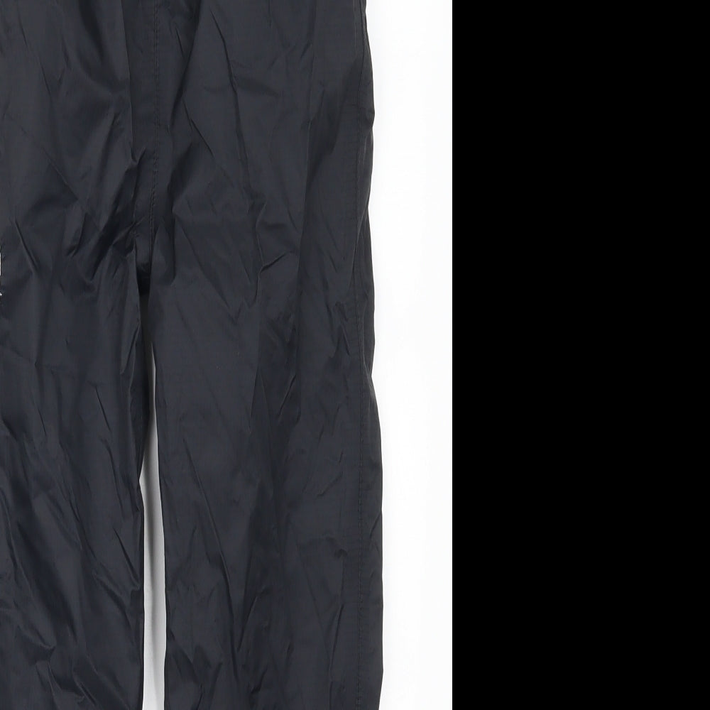 Karrimor Boys Black   Rain Trousers Trousers Size 5-6 Years