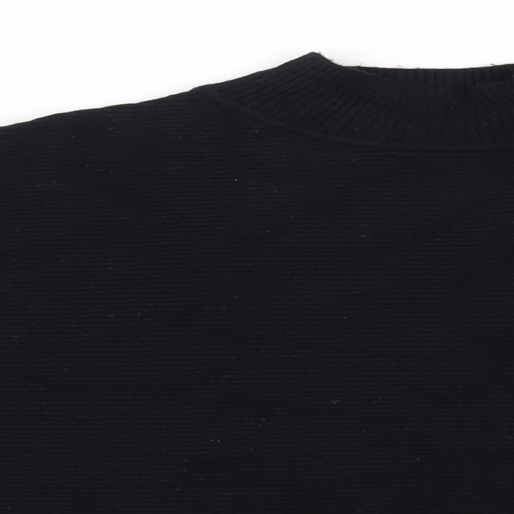 Zara Womens Black   Pullover Jumper Size M