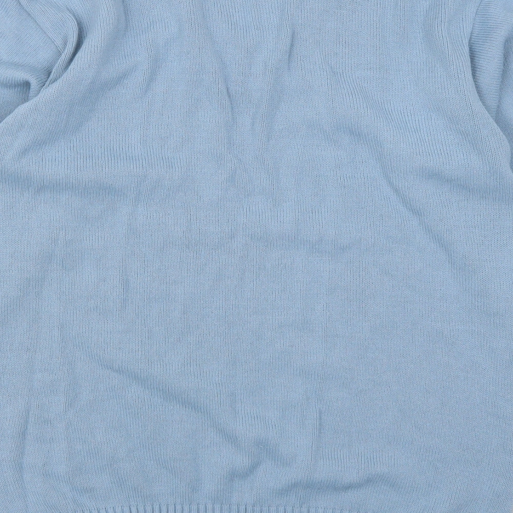 Pegasus Mens Blue Striped  Pullover Jumper Size 2XL