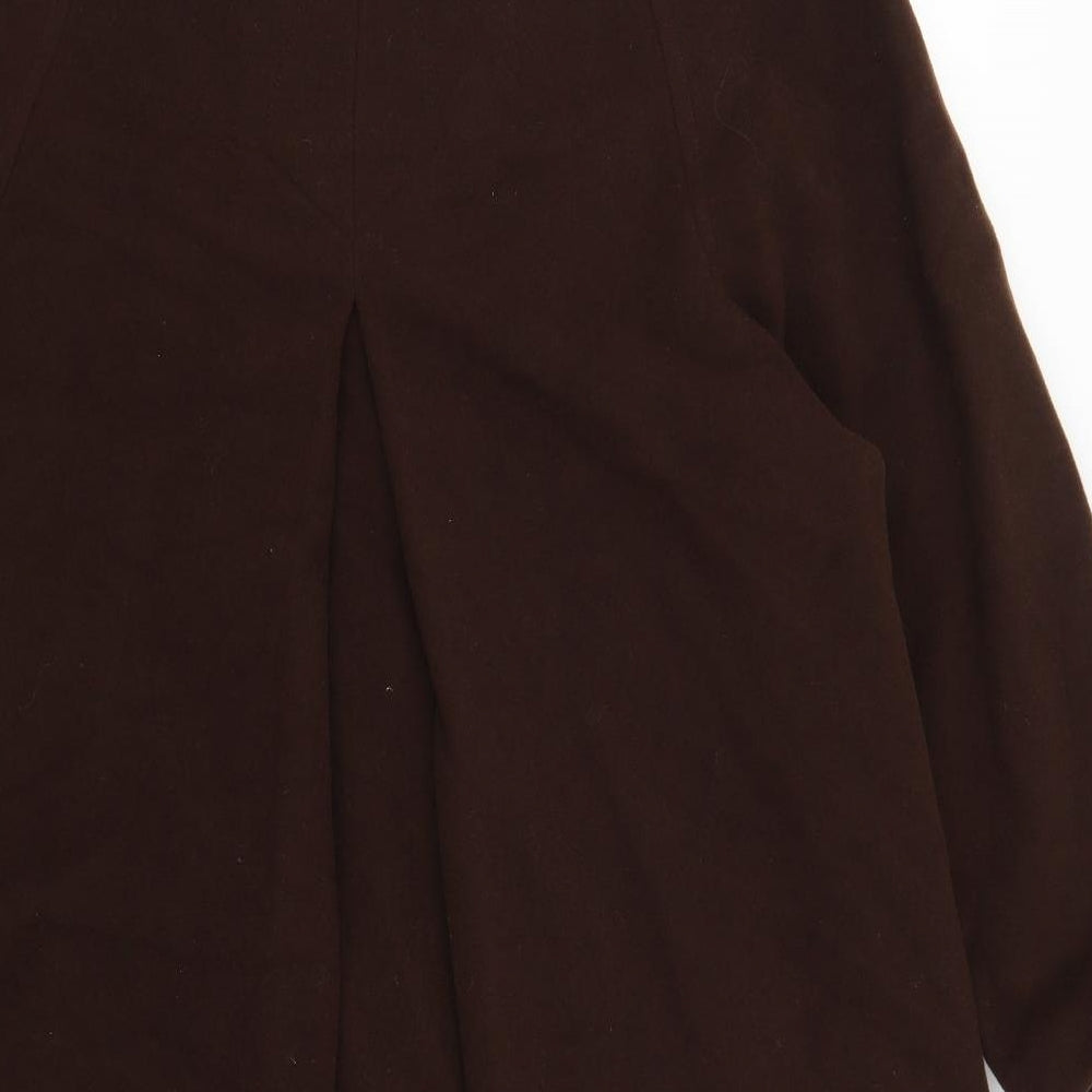 Preworn Womens Brown   Overcoat Coat Size 16