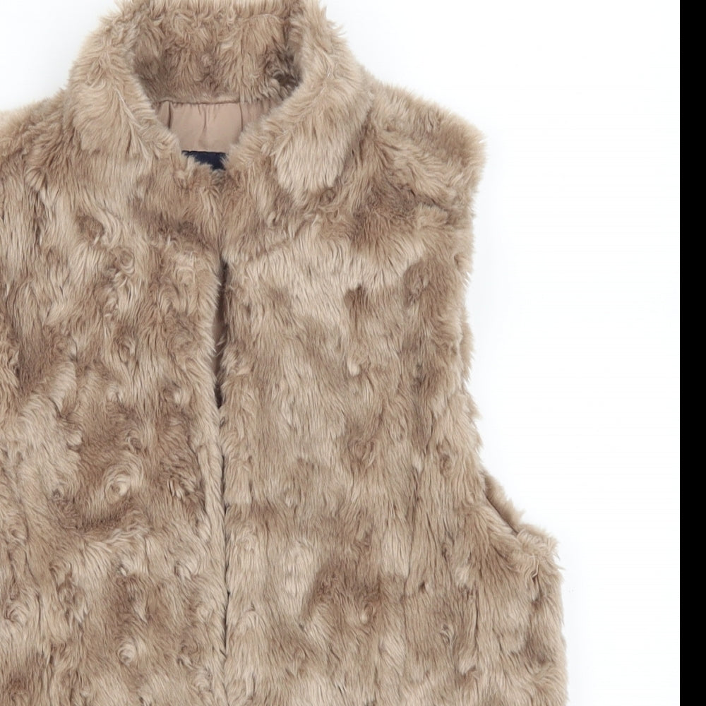 Gap Girls Brown   Gilet Jacket Size 12 Years