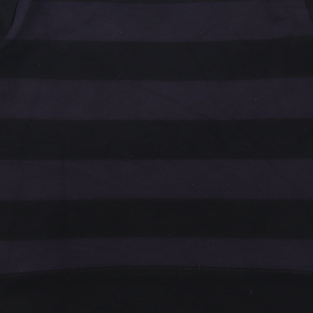 French Connection Womens Blue Striped  Basic T-Shirt Size XS
