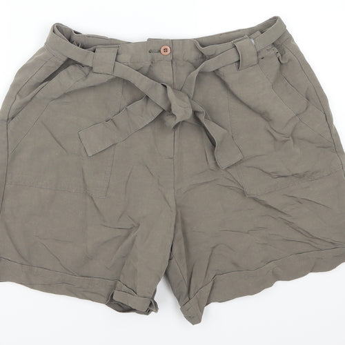 George Womens Green   Mom Shorts Size 16