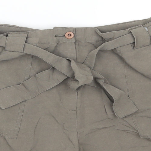 George Womens Green   Mom Shorts Size 16