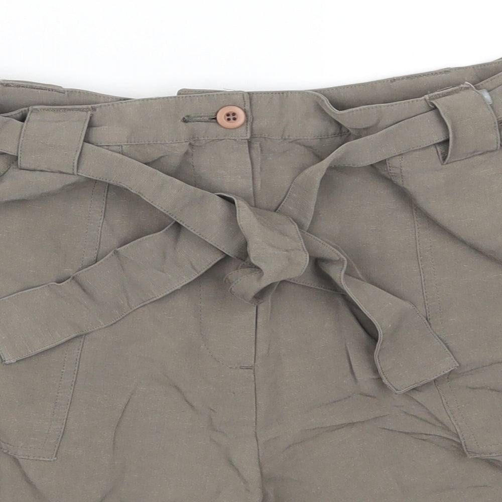 George Womens Green   Mom Shorts Size 16