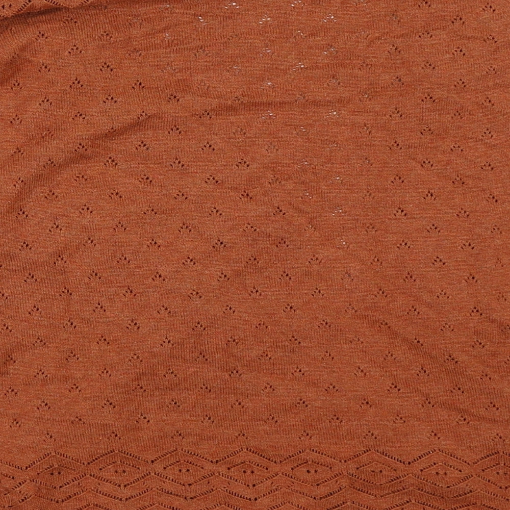 EWM Womens Orange   Cardigan Jumper Size 18