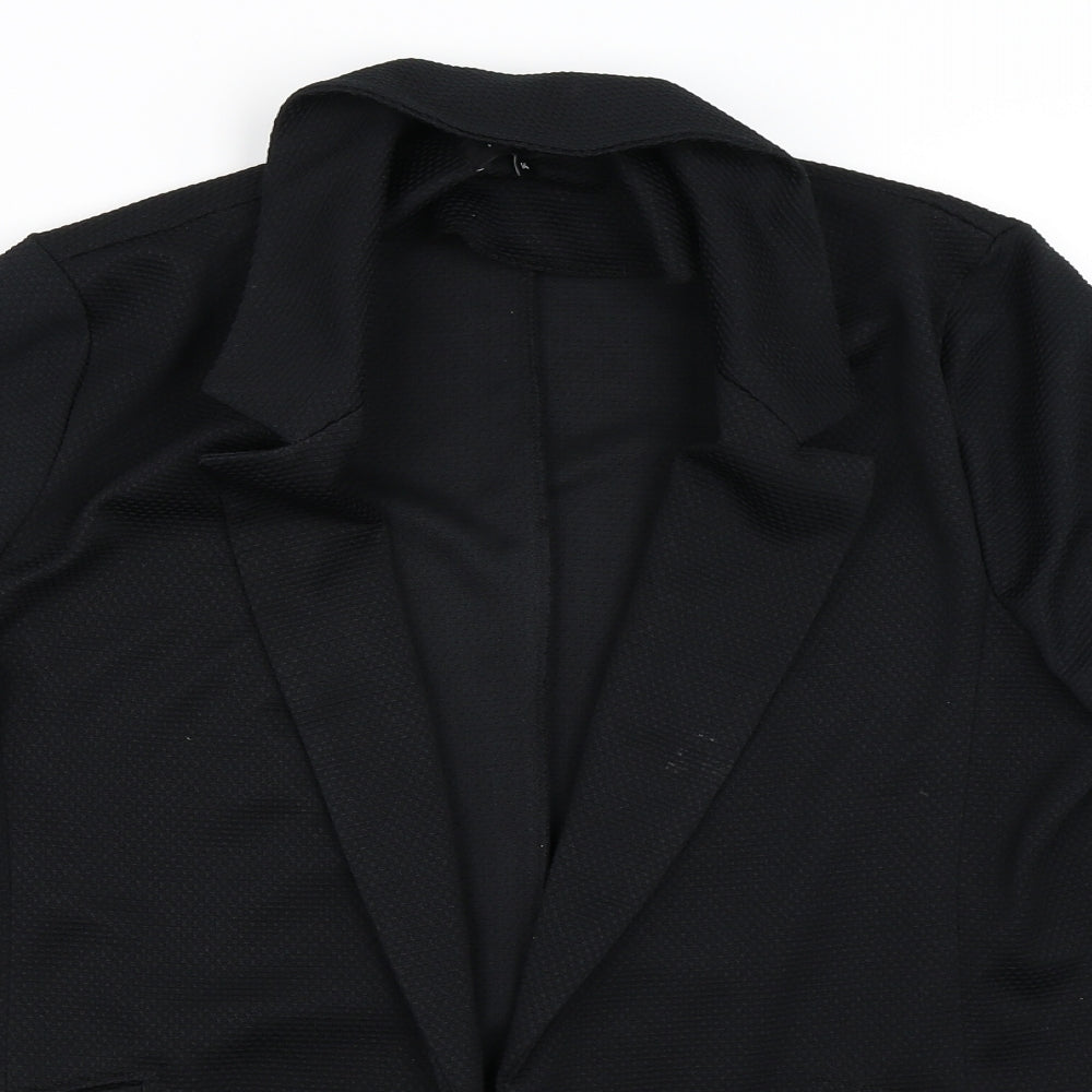 New Look Womens Black   Jacket Blazer Size 14