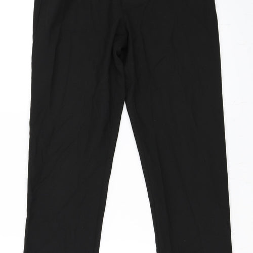 Marks and Spencer Girls Black   Capri Trousers Size 15-16 Years