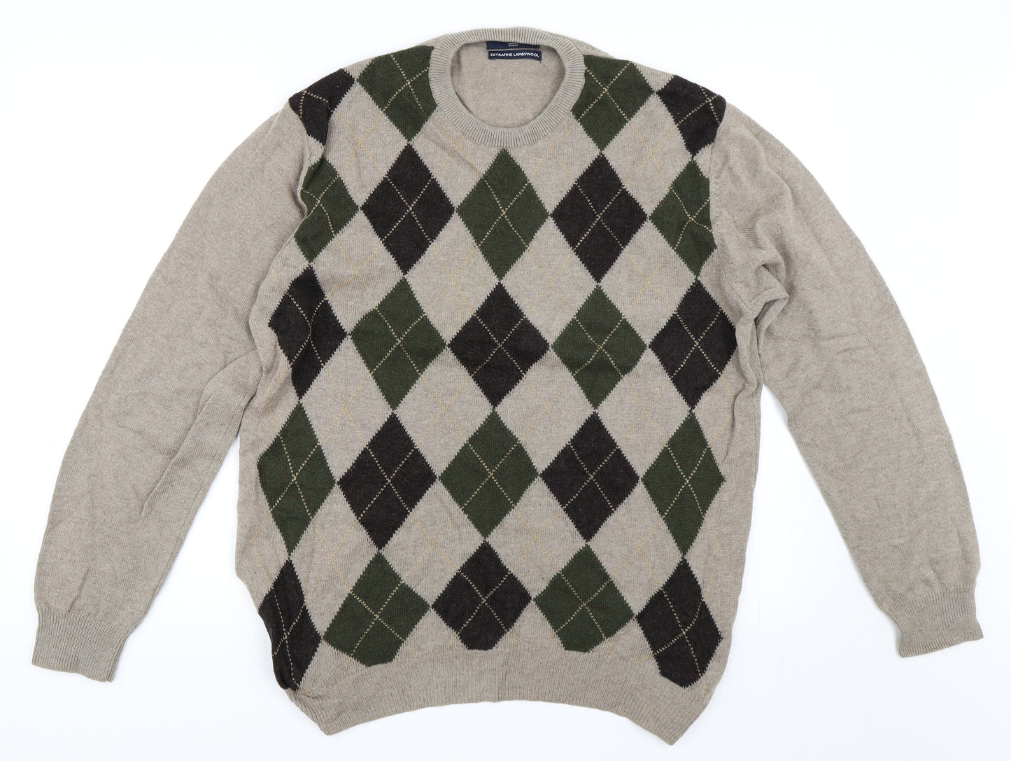 Blue Harbour Mens Beige   Pullover Jumper Size L