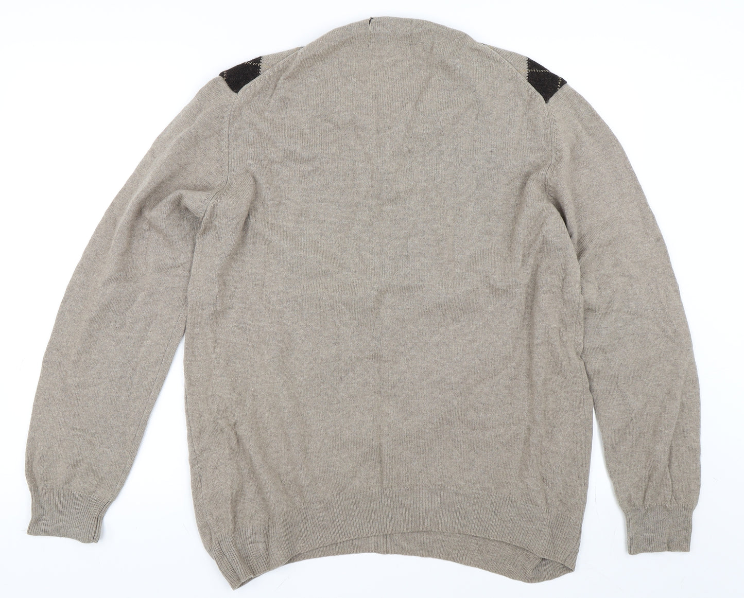 Blue Harbour Mens Beige   Pullover Jumper Size L