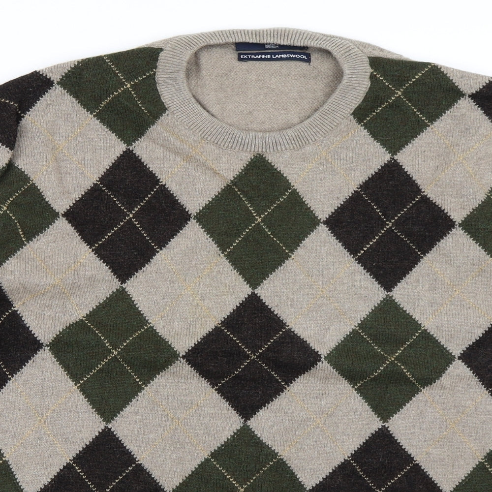 Blue Harbour Mens Beige   Pullover Jumper Size L