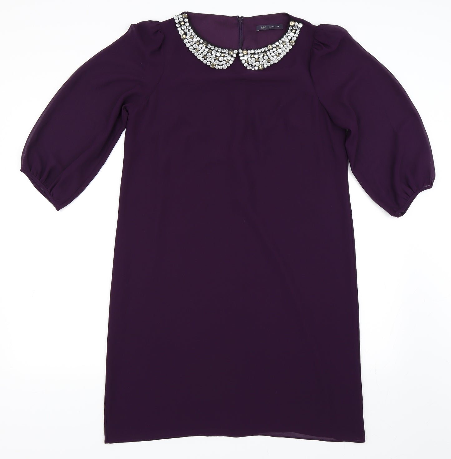 Marks and Spencer Womens Purple   Shift  Size 12