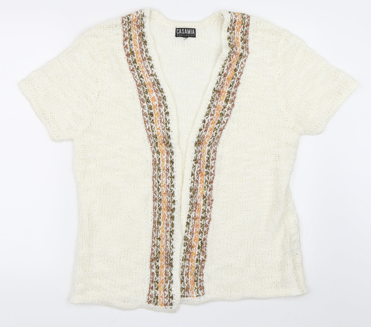 Casamia Womens Ivory   Cardigan Jumper Size L