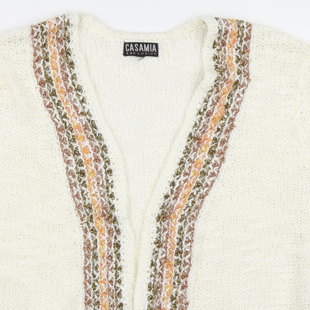 Casamia Womens Ivory   Cardigan Jumper Size L