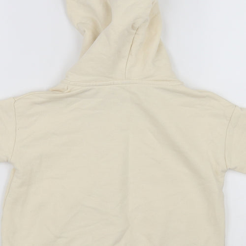 Zara Girls White   Cardigan Hoodie Size 3-4 Years