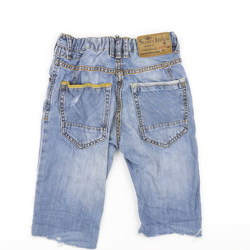 Zara Boys Blue  Denim Cargo Shorts Size 6-7 Years